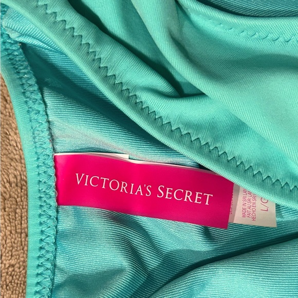 Victoria's Secret Knockout Ruched Bikini Bottoms in Seafoam Glow. Women’s Large - Picture 5 of 6